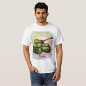 Militair Tank T-shirt (Voorkant volledig)