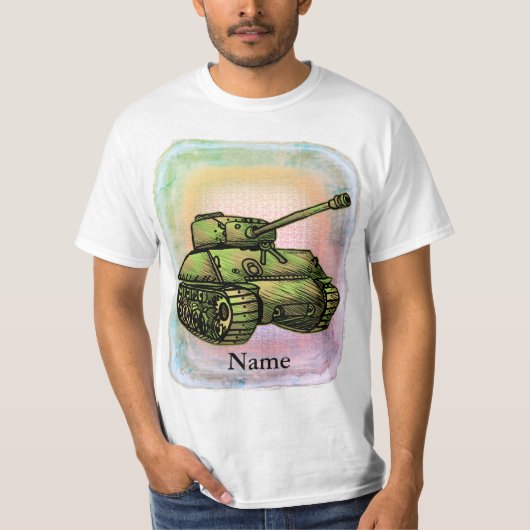 Militair Tank T-shirt (Voorkant)