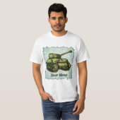 Militair Tank T-shirt (Voorkant volledig)