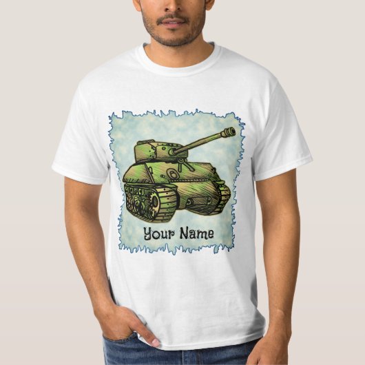 Militair Tank T-shirt (Voorkant)