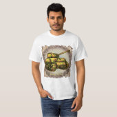 Militair Tank T-shirt (Voorkant volledig)
