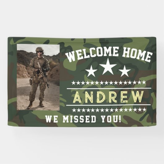 Militair Thuis Kom Banner - Leger Nationale Garde (Horizontaal)