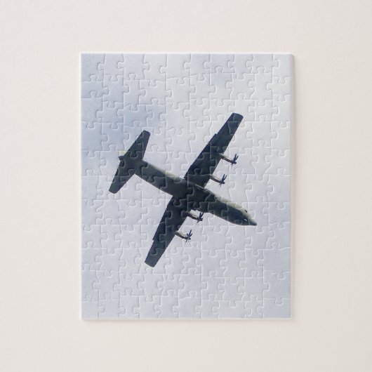 Militair transportvliegtuig legpuzzel (Verticaal)