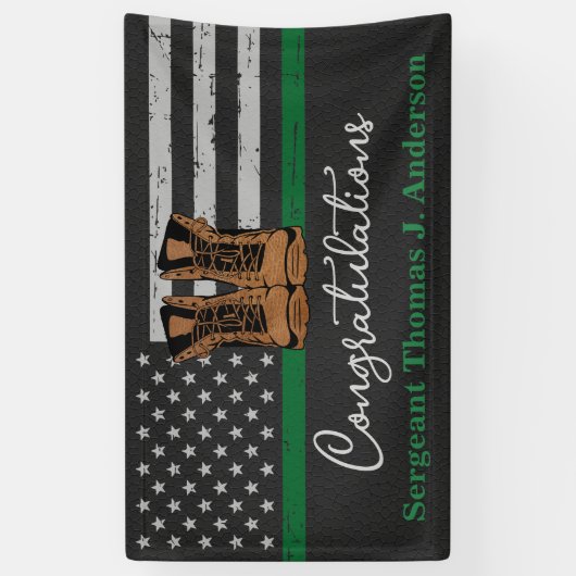 militair uittredingsleer met uitzondering van het spandoek (Verticaal)