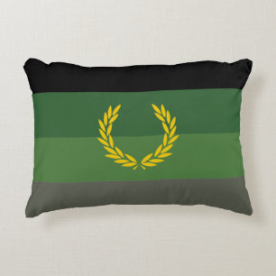 Militair uniform trotsvlag accent kussen