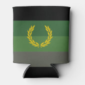 Militair uniform trotsvlag blikjeskoeler (Voorkant)
