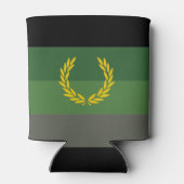 Militair uniform trotsvlag blikjeskoeler (Achterkant)