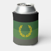 Militair uniform trotsvlag blikjeskoeler (Blikje Achterkant)