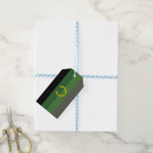 Militair uniform trotsvlag cadeaulabel (Met Touw)