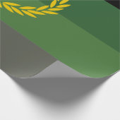 Militair uniform trotsvlag cadeaupapier (Hoek)