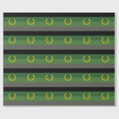 Militair uniform trotsvlag cadeaupapier (Vlak)