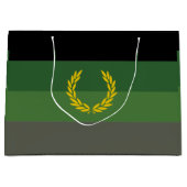 Militair uniform trotsvlag groot cadeauzakje (Voorkant)