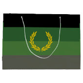 Militair uniform trotsvlag groot cadeauzakje (Achterkant)