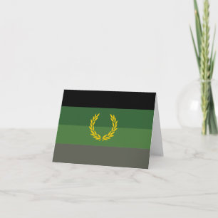 Militair uniform trotsvlag kaart