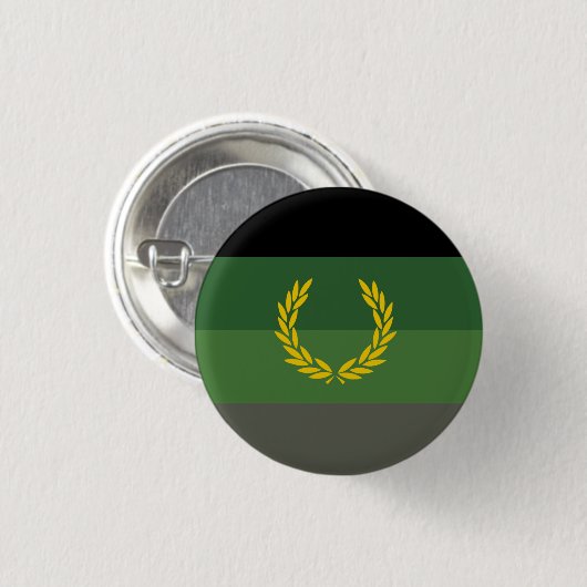 Militair uniform trotsvlag ronde button 3,2 cm (Voorkant /achterkant)