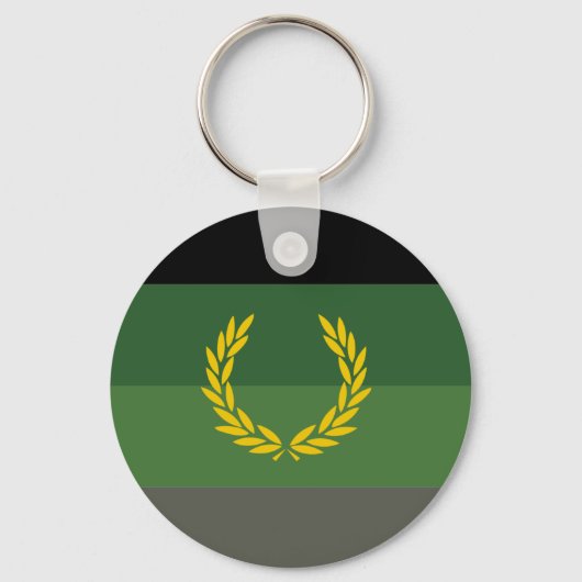 Militair uniform trotsvlag sleutelhanger (Voorkant)