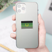 Militair uniform trotsvlag sticker (Telefoon)