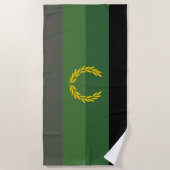 Militair uniform trotsvlag strandlaken (Voorkant)