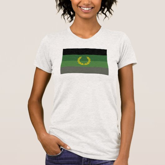 Militair uniform trotsvlag t-shirt (Voorkant)