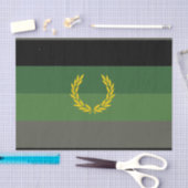 Militair uniform trotsvlag tissuepapier (Craft)