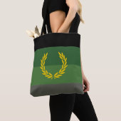 Militair uniform trotsvlag tote bag (Dichtbij)