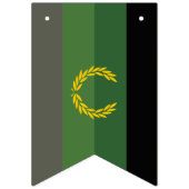 Militair uniform trotsvlag vlaggetjes (Tweede vlag)