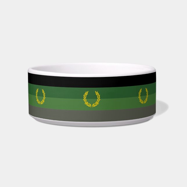 Militair uniform trotsvlag voerbakje (Voorkant)