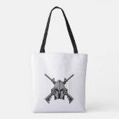Militair vermogen tote bag (Achterkant)