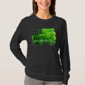 Militair Vermont - Amerikaanse vlag Groene bergen T-shirt (Voorkant)