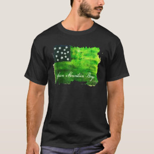 Militair Vermont - Amerikaanse vlag Groene bergen T-shirt