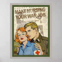 Militair verpleegkundig Poster