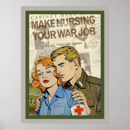 Militair verpleegkundig Poster