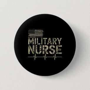 Militair Verpleegkundige, Amerikaanse Veteraan Van Ronde Button 5,7 Cm
