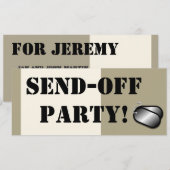 Militair Verzenden van Aangepast Aangepast Geperso Kaart (Voorkant / Achterkant)