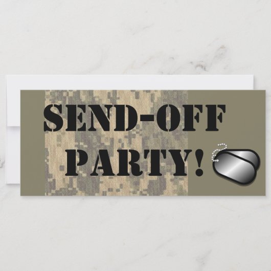 Militair Verzenden van Aangepast Aangepast Geperso Kaart (Voorkant)