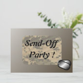 Militair Verzenden van partij Herziene Douane Kaart (Staand voorkant)