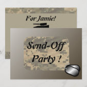 Militair Verzenden van partij Herziene Douane Kaart (Voorkant / Achterkant)