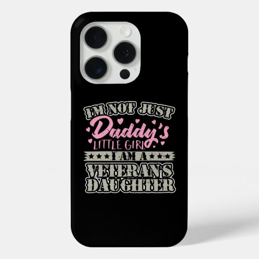 Militair Veteraan Dochter - Papa's Little Girl Case-Mate iPhone Case (Achterkant)