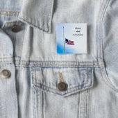 Militair Veteraan Held Eer Vierkante Button 5,1 Cm (In situ)