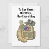 Militair Veteraan Soldaat,VS,Echtgenoot Vader,Verj Feestdagenkaart (Voorkant)