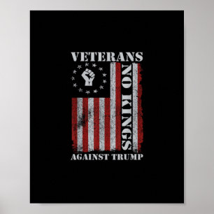 Militair Veteranen Protest Vlag Patriottische Vrij Poster