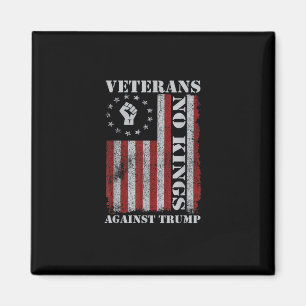 Militair Veteranen Protesteren Vlag Patriottische Magneet