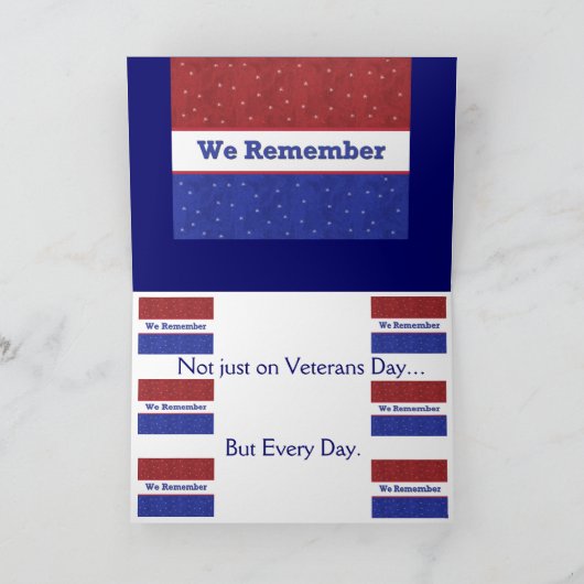 Militair - Veteranendag Kaart (Binnen)