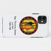 militair Vietnam oorlogsveteraan, aangepast IPhone Case-Mate iPhone Case (Achterkant (horizontaal))