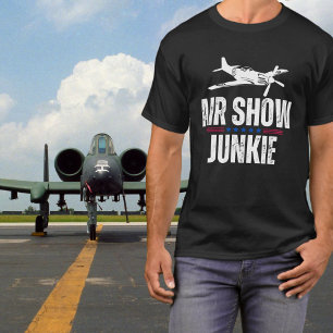 Militair Vintage Vliegtuig WWII Luchtshow Junkie T-shirt