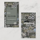 Militair Visitekaartje (Voorkant / Achterkant)