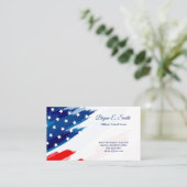 Militair Visitekaartje Contactkaartje (Staand voorkant)