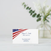 Militair Visitekaartje Contactkaartje (Staand voorkant)