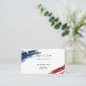 Militair Visitekaartje Contactkaartje (Staand voorkant)