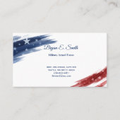 Militair Visitekaartje Contactkaartje (Voorkant)